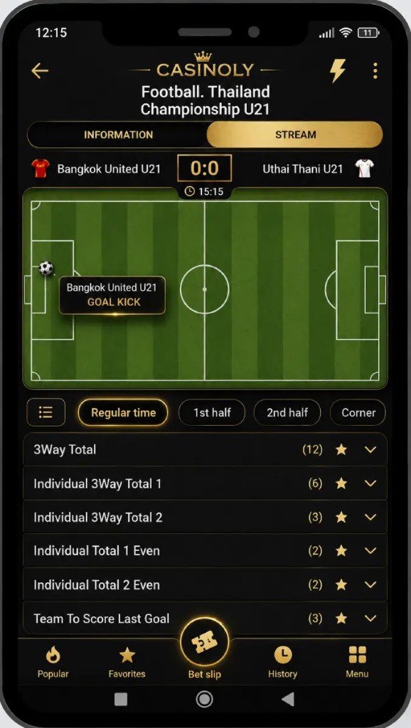 Live-Sportwetten auf dem Smartphone